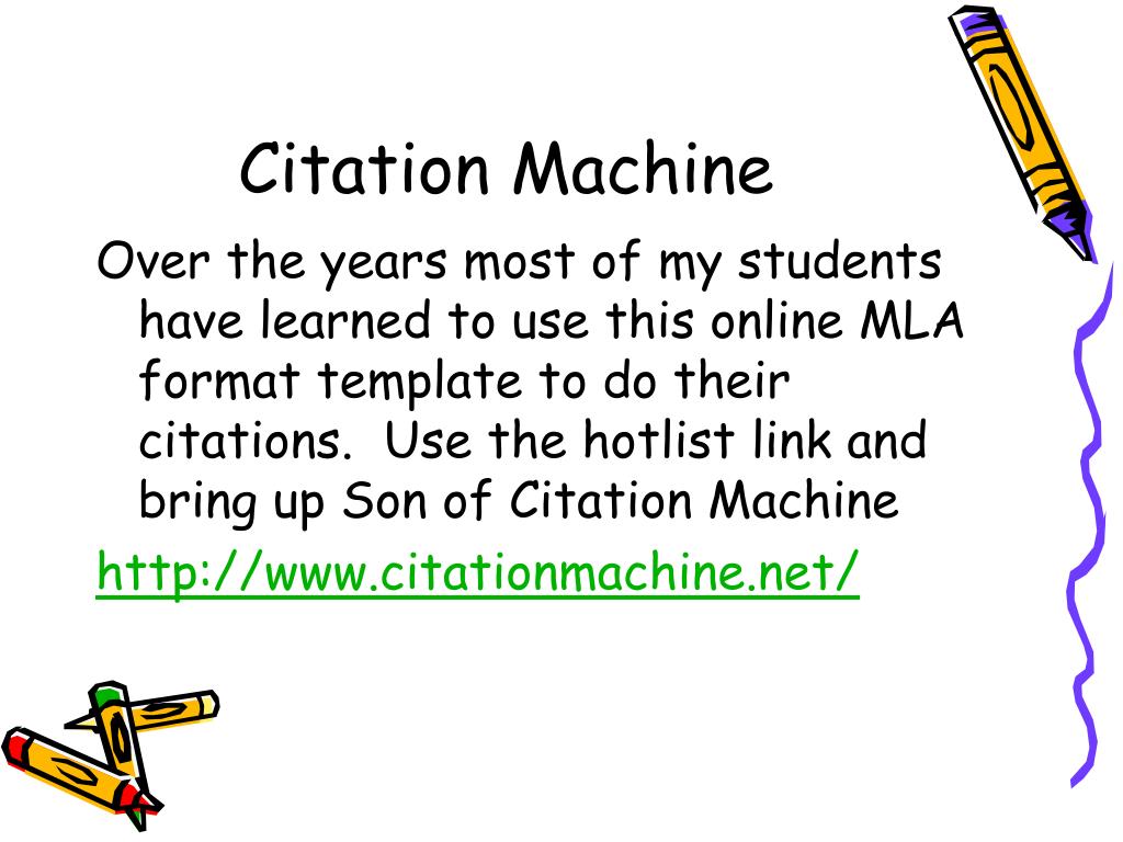 annotated bibliography citation machine