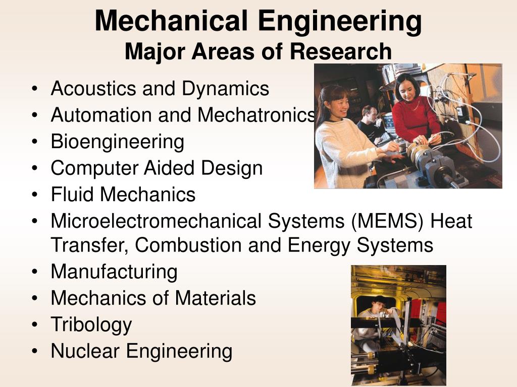 research about mechanical engineering