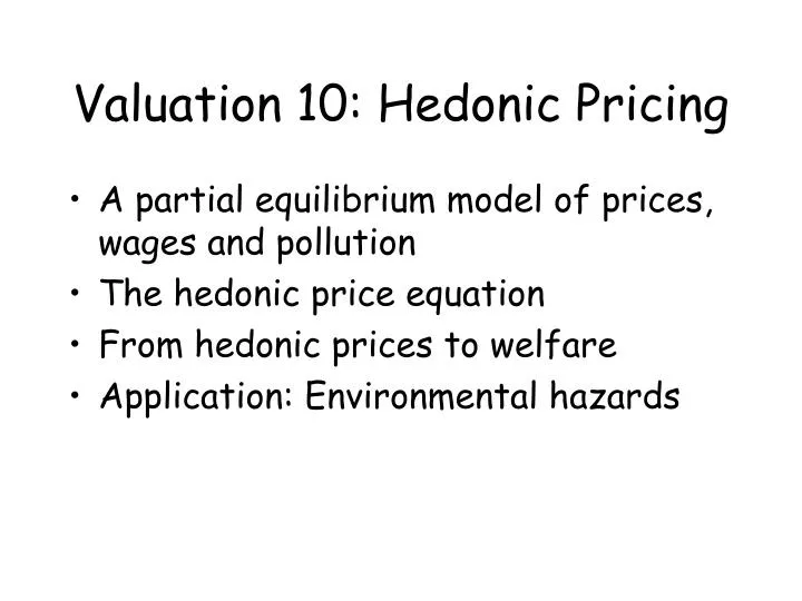 hedonic value