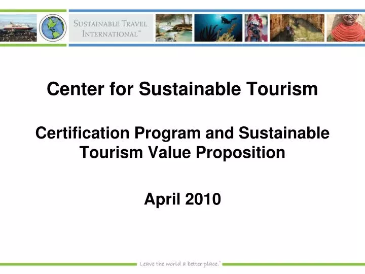 center for sustainable tourism n.