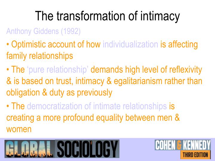 Analysis of The Transformation of Intimacy by