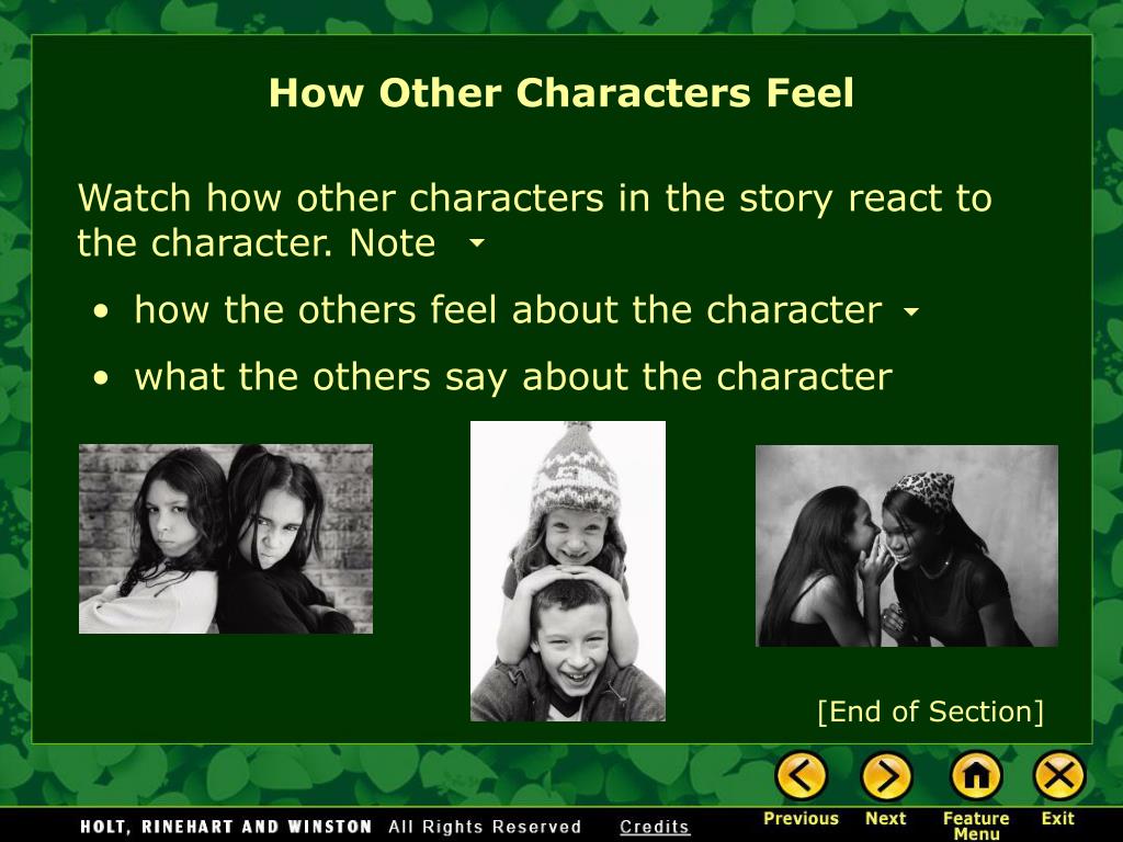 Characters feelings. Language and National character ppt.