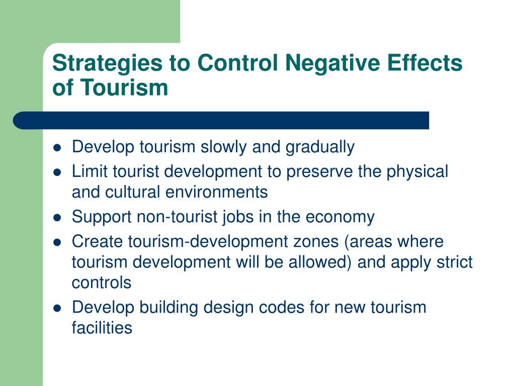negative impacts of tourism economy