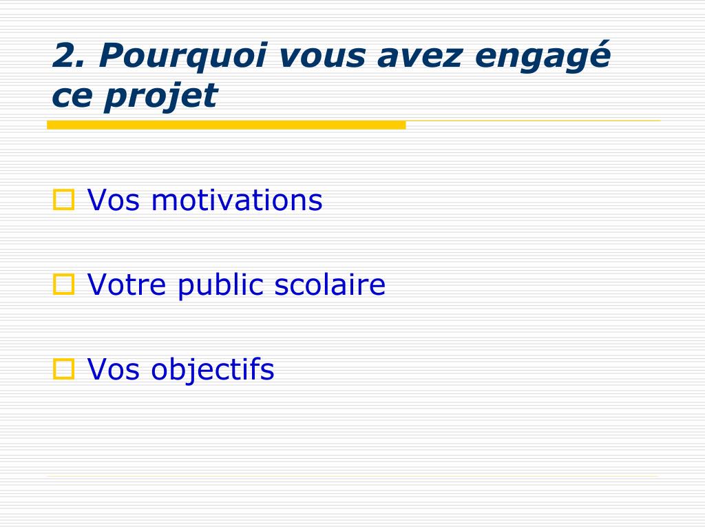 PPT  Comment présenter un projet PowerPoint Presentation, free