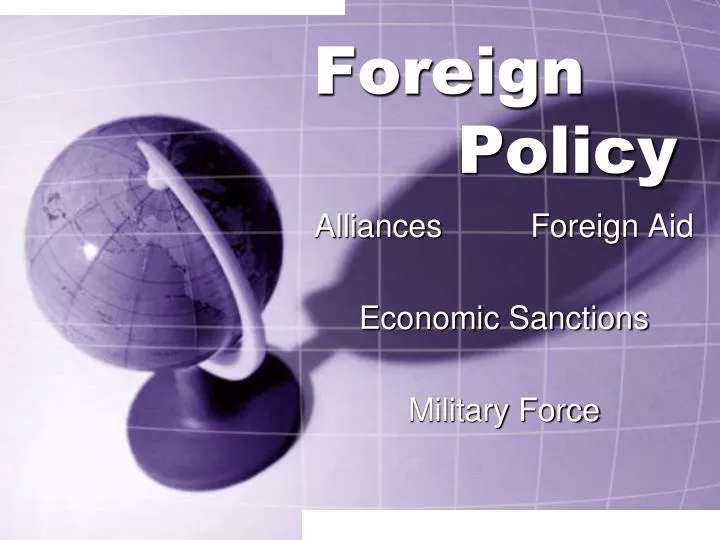 foreign policy n.