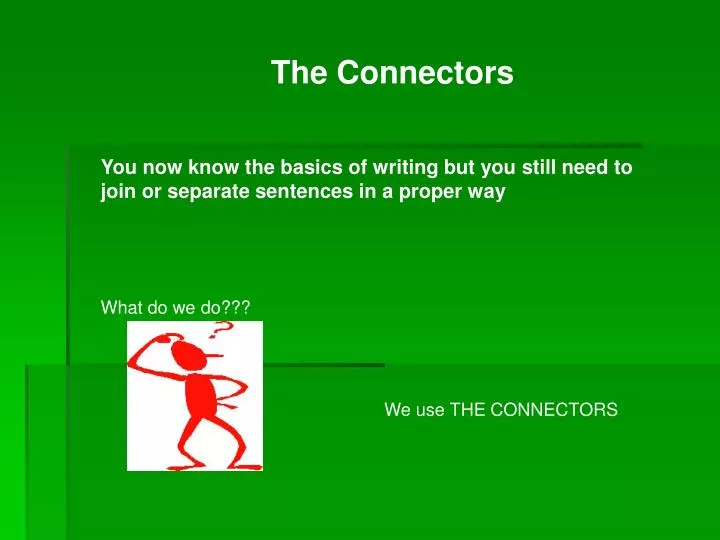 connector presentation style