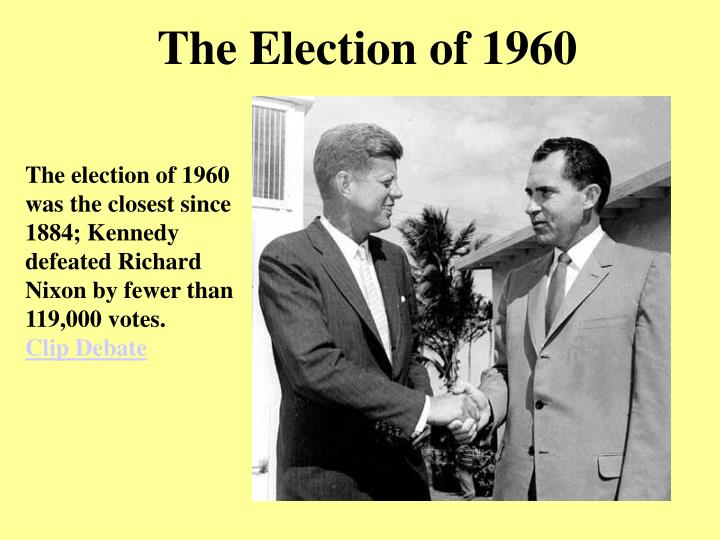 an essay on richard nixon and the election of 1960 Richard nixon 37th president of although he expected the election to be as close as in 1960 congress instructed ford to retain nixon's presidential papers. an essay on richard nixon and the election of 1960 Richard nixon 37th president of although he expected the election to be as close as in 1960 congress instructed ford to retain nixon's presidential papers.