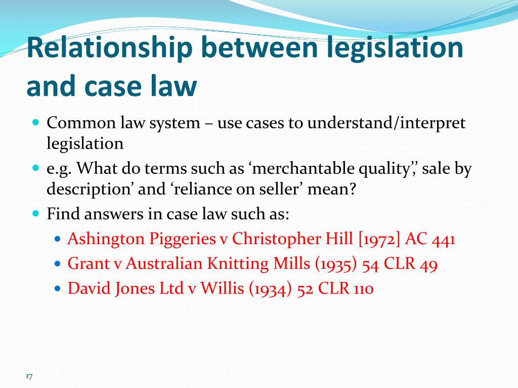 ppt-legal-problem-solving-using-case-law-and-legislation-part-ii