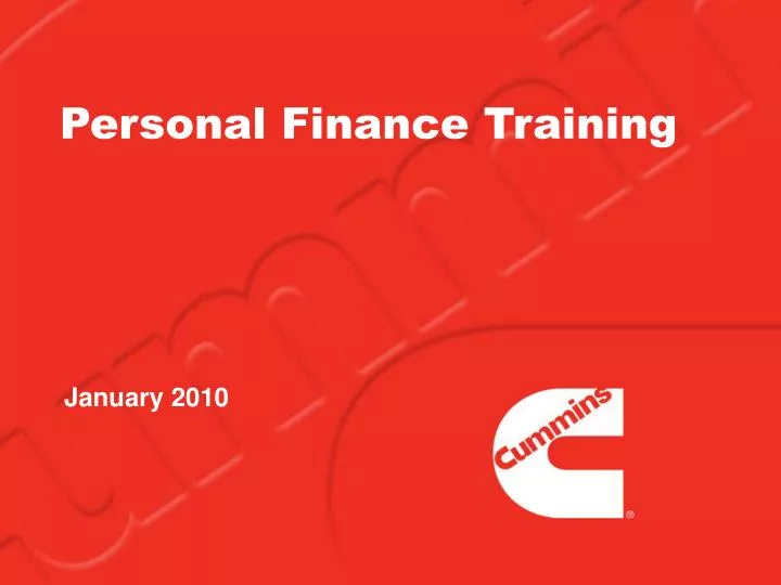personal finance training n.
