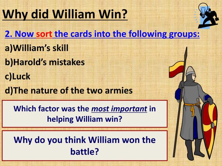 Essay william won battle hastings