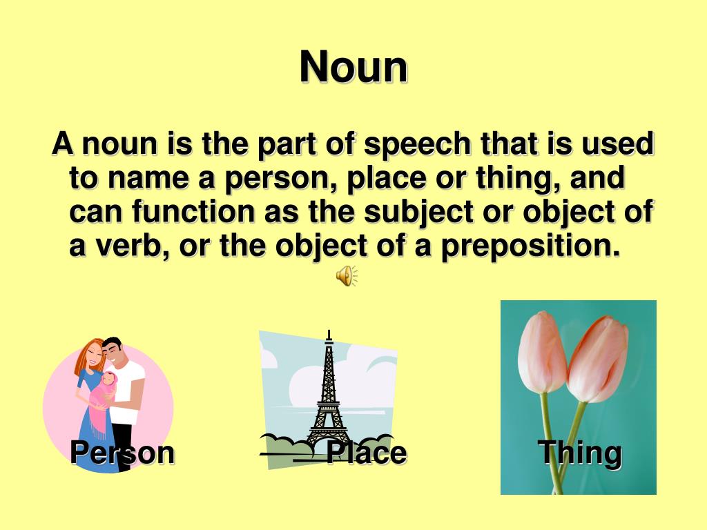 presentation is noun or verb
