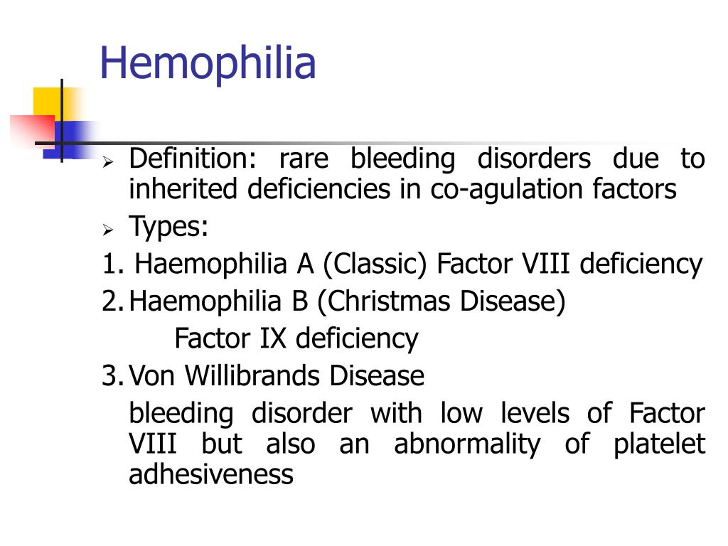 presentation on hemophilia slideshare