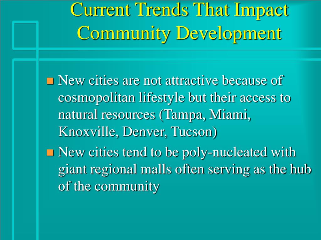 PPT - Emerging Trends in Urban Community Forms PowerPoint Presentation ...