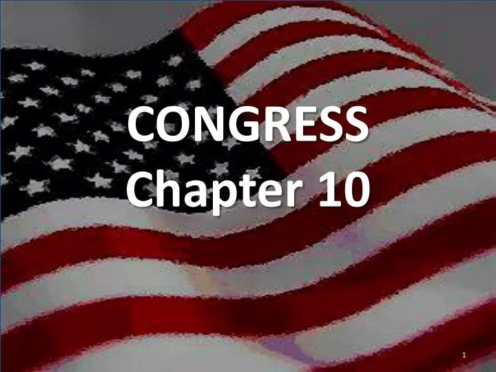 congress chapter 10 n.