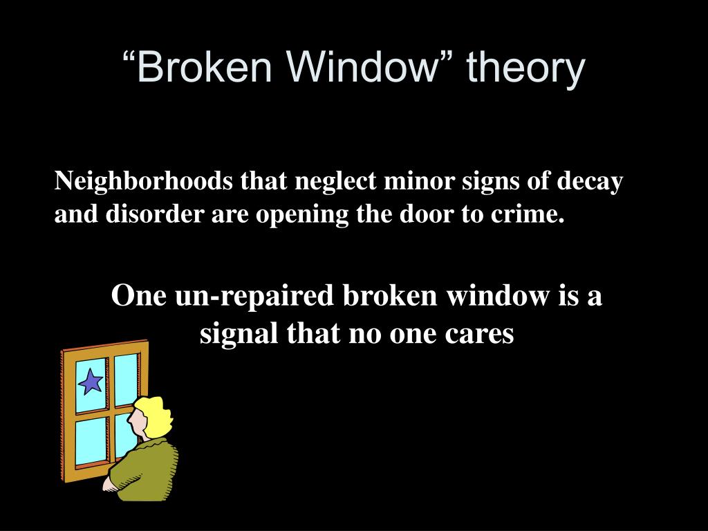 broken window theory and crime
