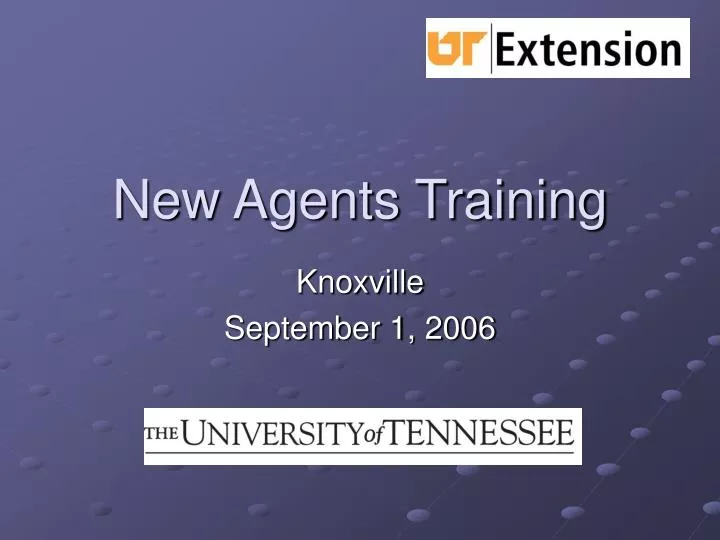 new agents training n.