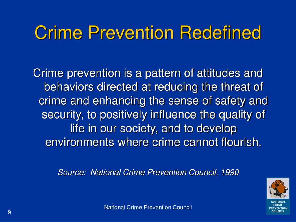 research about crime prevention