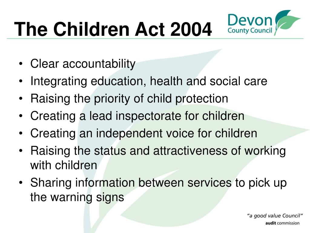 the children act 2004