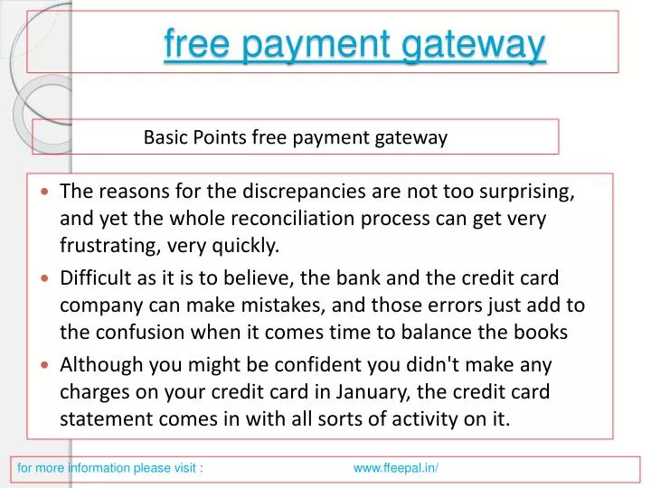 free payment gateway n.