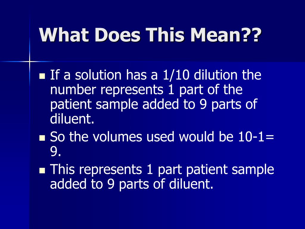 Importance Of Serial Dilution In Serology Importance Of Serial Dilution In Serology