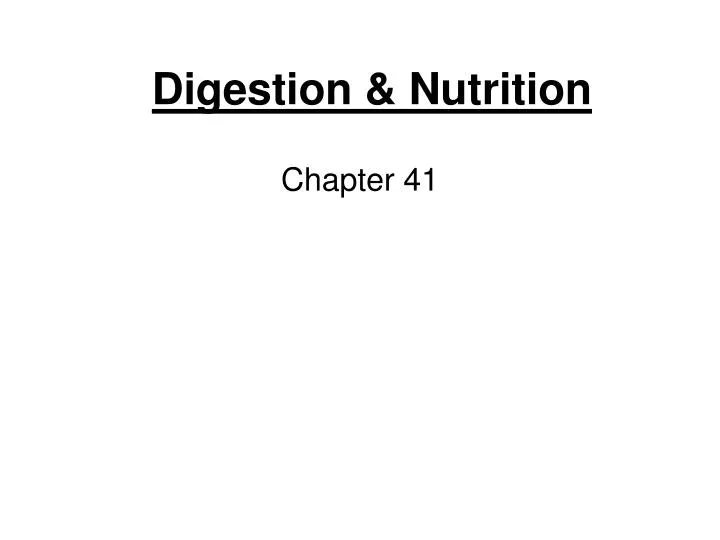 digestion nutrition n.