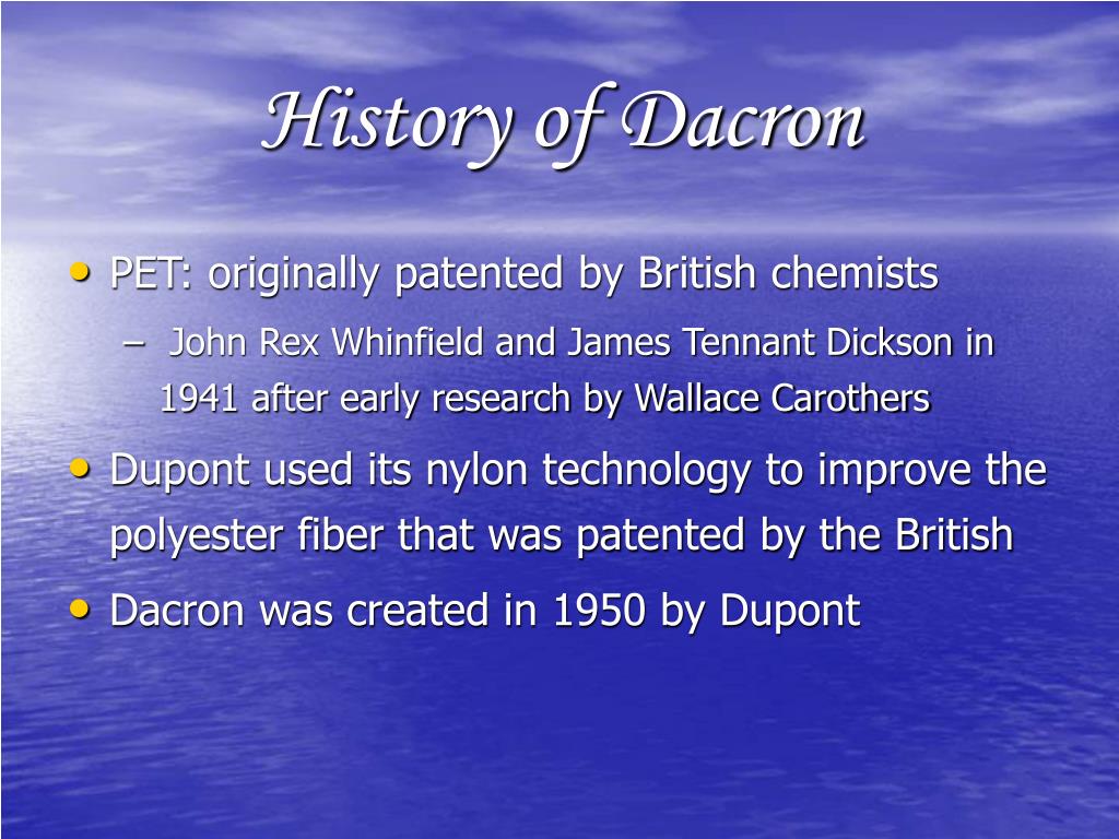 When Was Dacron Invented?