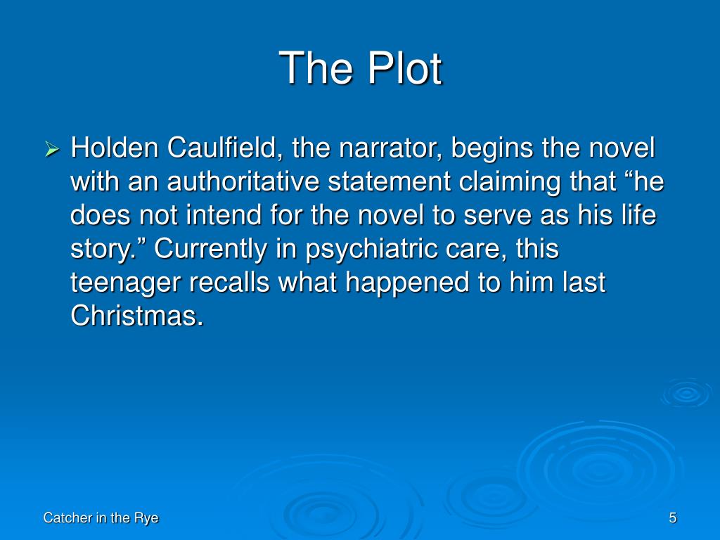 PPT - Catcher in the Rye PowerPoint Presentation, free download - ID:150406