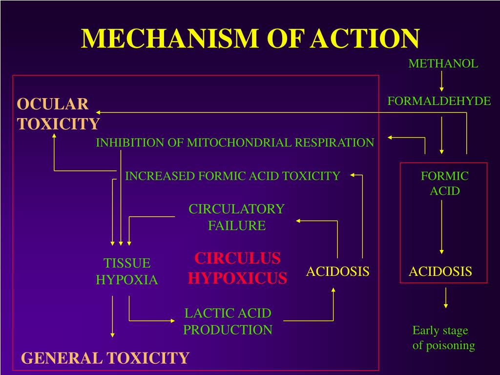 PPT - METHANOL POISONING Management with Ethanol PowerPoint ...