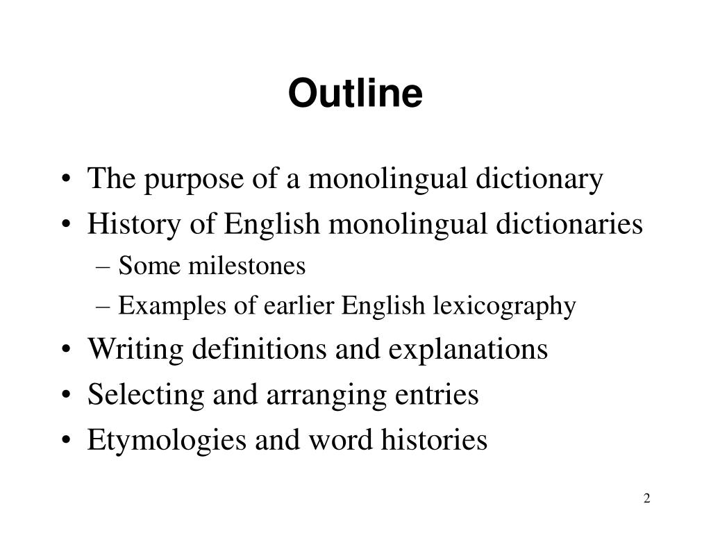 Dictionary - Lexicography, Etymologies, Definitions