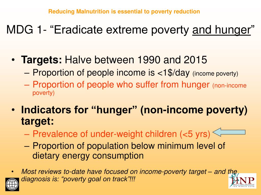eradication of poverty and hunger eradication of poverty and hunger