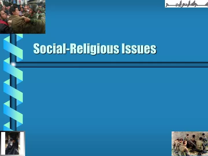 social religious issues n.