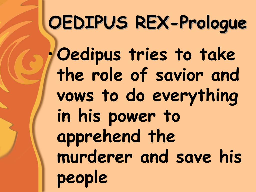 oedipus rex thesis topics