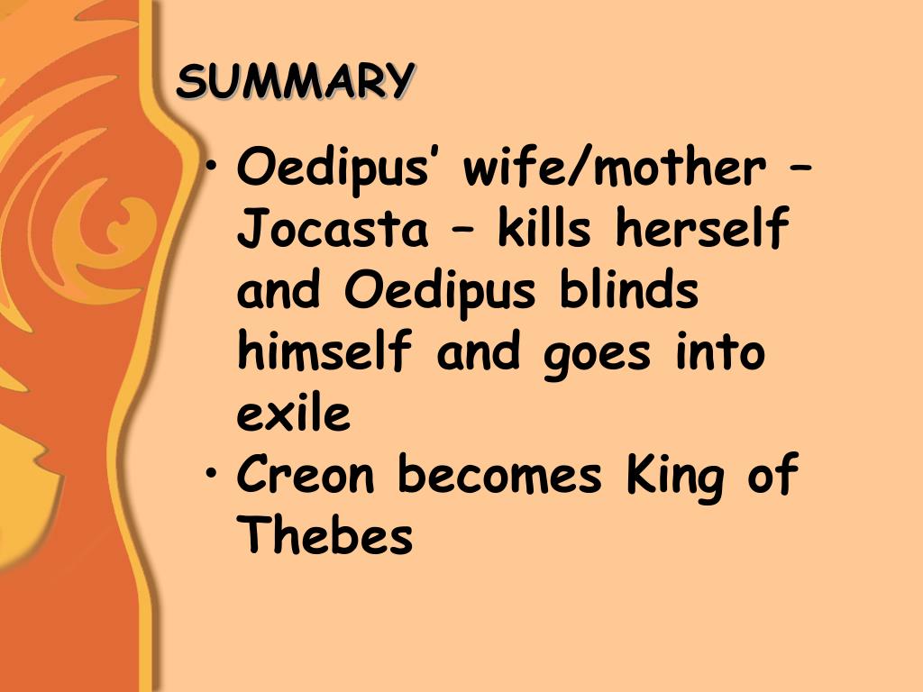 oedipus essay titles