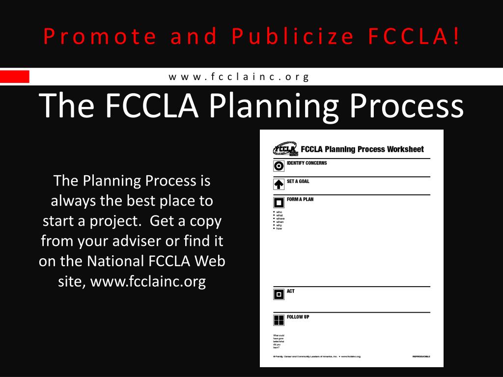 professional presentation fccla ideas