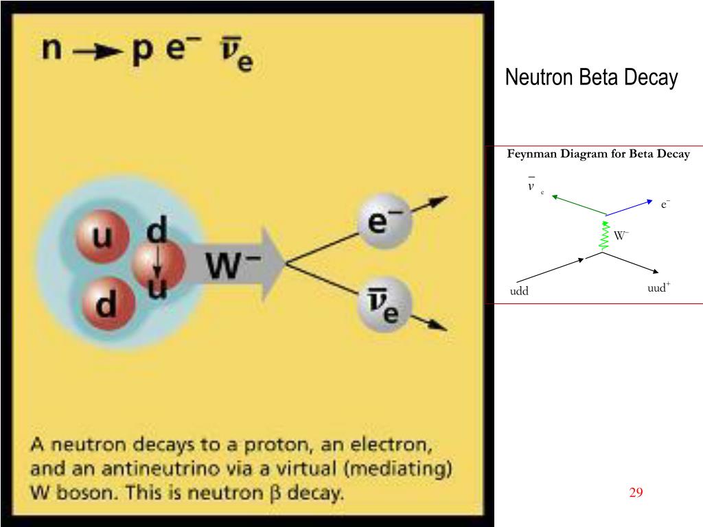 3 бета распад. Бета распад нейтрона. Реакция распада нейтрона. Схема распада нейтрона. Распад нейтрона на Протон и электрон.
