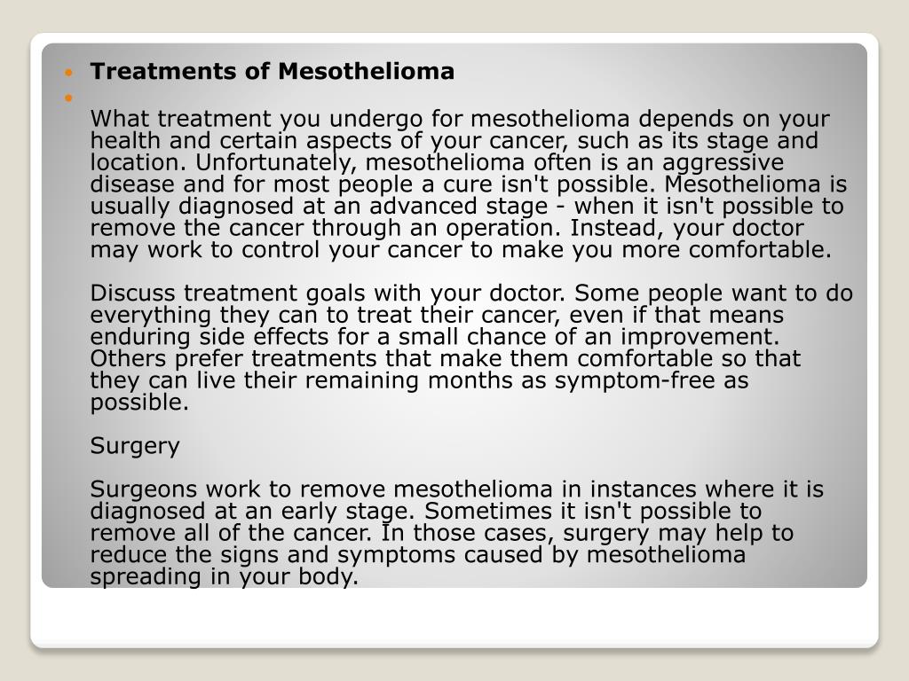 mesothelioma what is the meaning