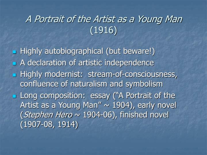 a portrait of the artist as a young man essay