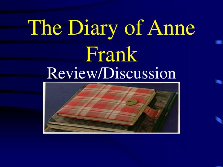 the diary of anne frank n.