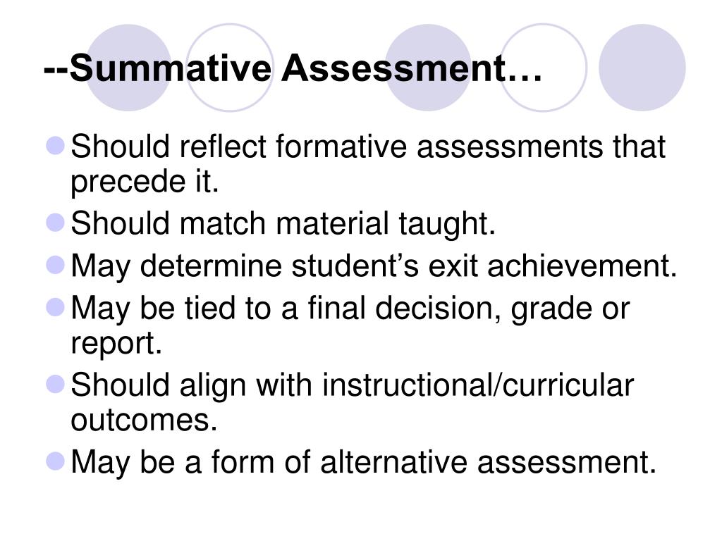 examples of summative assessment in nursing education