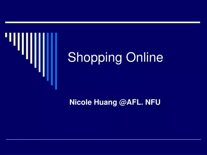 shopping online n.