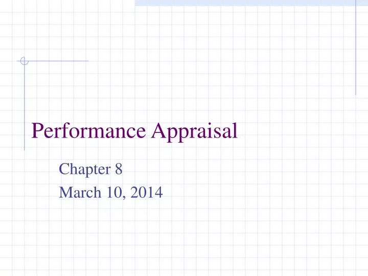 performance appraisal n.