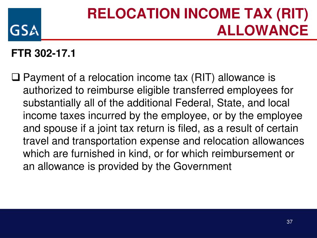 PPT Federal Travel Regulation (FTR) for NonDefense Agencies