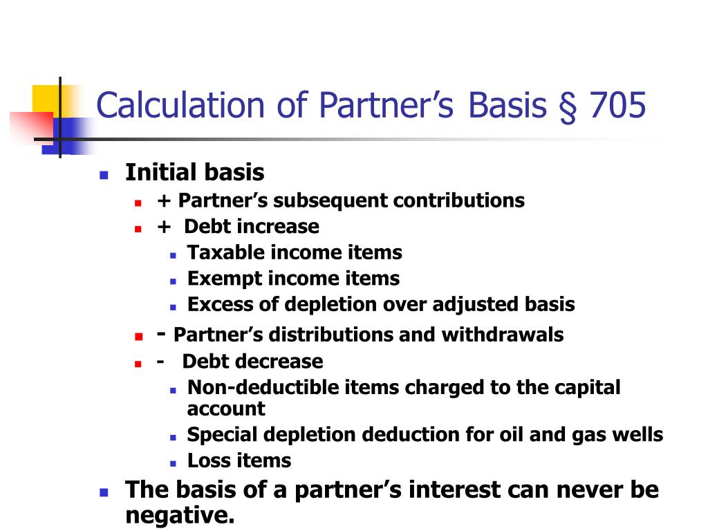Partner Calculation Chart