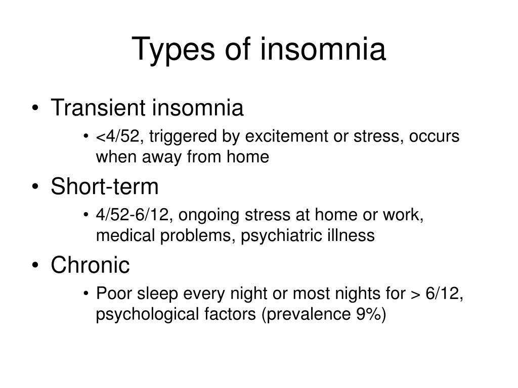types of insomnia books types of insomnia books