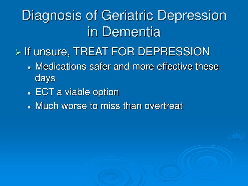 geriatric dementia geriatric dementia