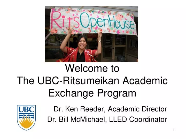 welcome to the ubc ritsumeikan academic exchange program n.