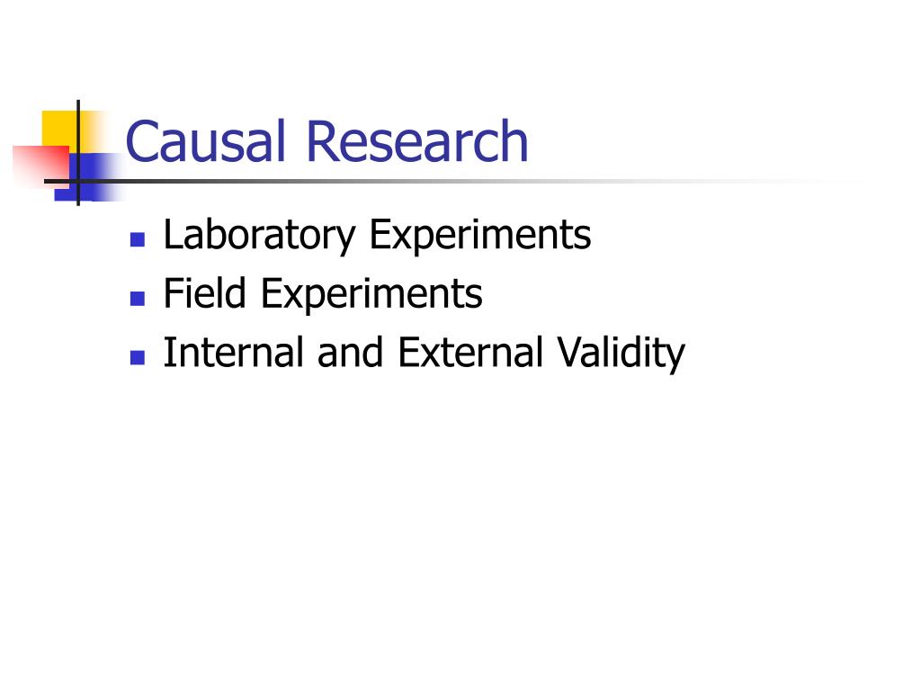  what is causal research with examples