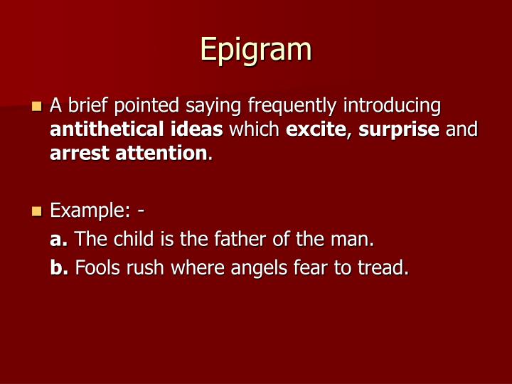 Epigrammatic Simple Meaning - Soalan 36