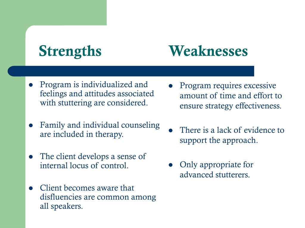 Weaknesses And Strengths Of A Person List Of Weaknesses 43 Examples 