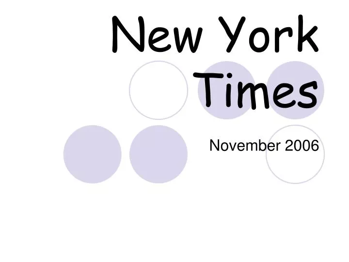 new york times n.